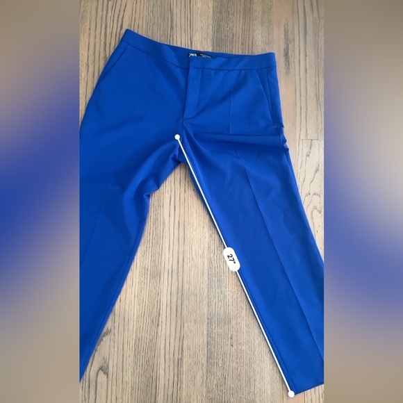 Zara Royal Blue Ankle Dress Pants-Size 10 - Picture 6 of 6